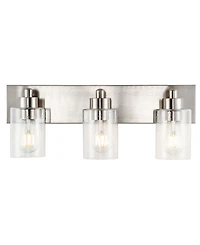 Irving 3-Light Seeded Modern Contemporary Led Vanity Light