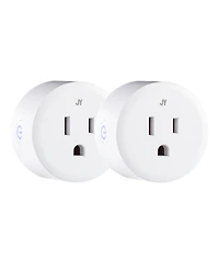 Smart Plug - Wi-Fi Remote App Control for Lights Appliances, Set of 2
