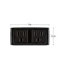 Outdoor Smart Dual Plug - Wi-Fi Remote App Control for Outdoor Lights Holiday Decor