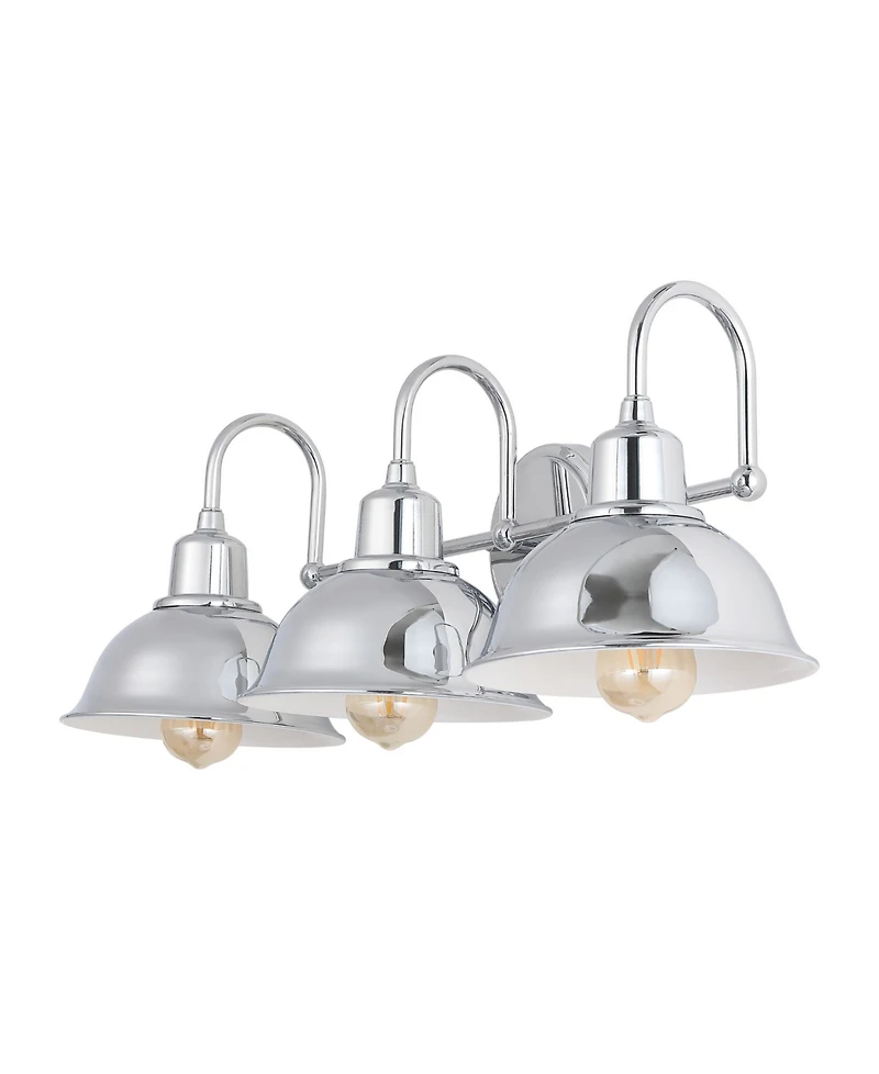 Frisco 3-Light Farmhouse Industrial Shade Vanity