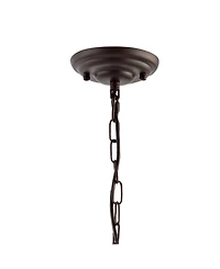 Gaines 1-Light Farmhouse Industrial Iron Mason Jar Led Pendant