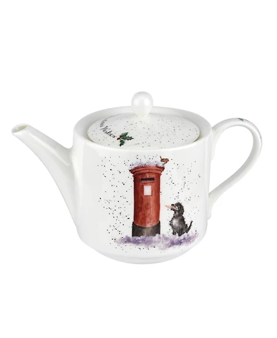 Royal Worcester Wrendale Christmas Wishes Teapot