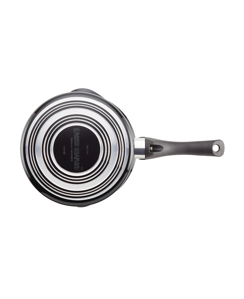 Farberware Glide Copper Ceramic Nonstick Straining 3 Qt Saucepan