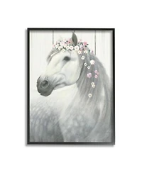 Stupell Industries Spirit Stallion Horse With Flower Crown Art Collection