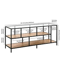 Winthrop 55" Tv Stand with Shelves