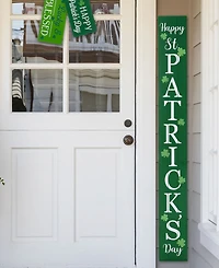 Glitzhome 60" Wooden St. Patrick's Porch Sign