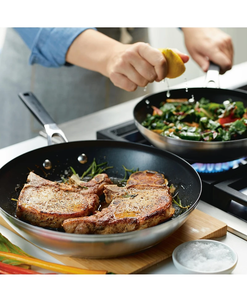 KitchenAid Stainless Steel 2 Piece Nonstick Induction Frying Pan Set