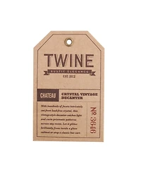Twine Crystal Vintage Decanter