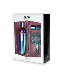 True Brands Mirage Rainbow Barware Set