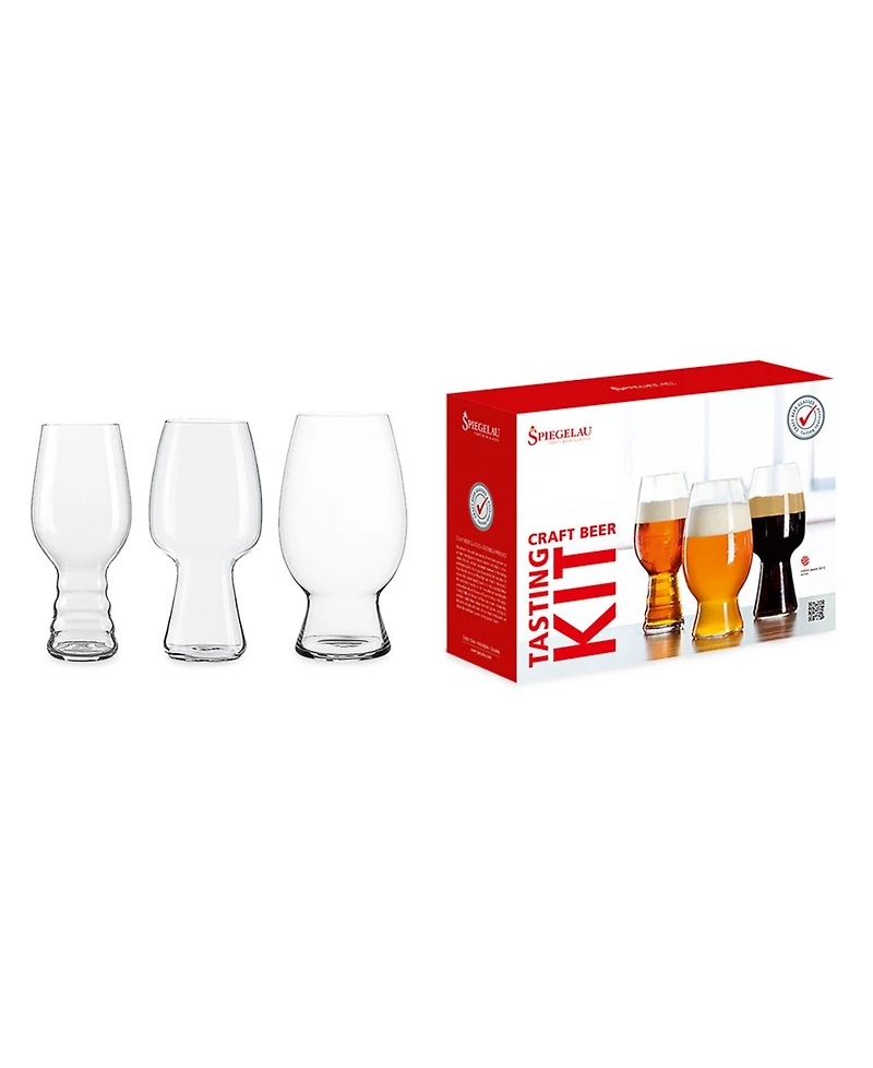 Spiegelau Craft Beer Tasting Kit Glasses, Set of 3