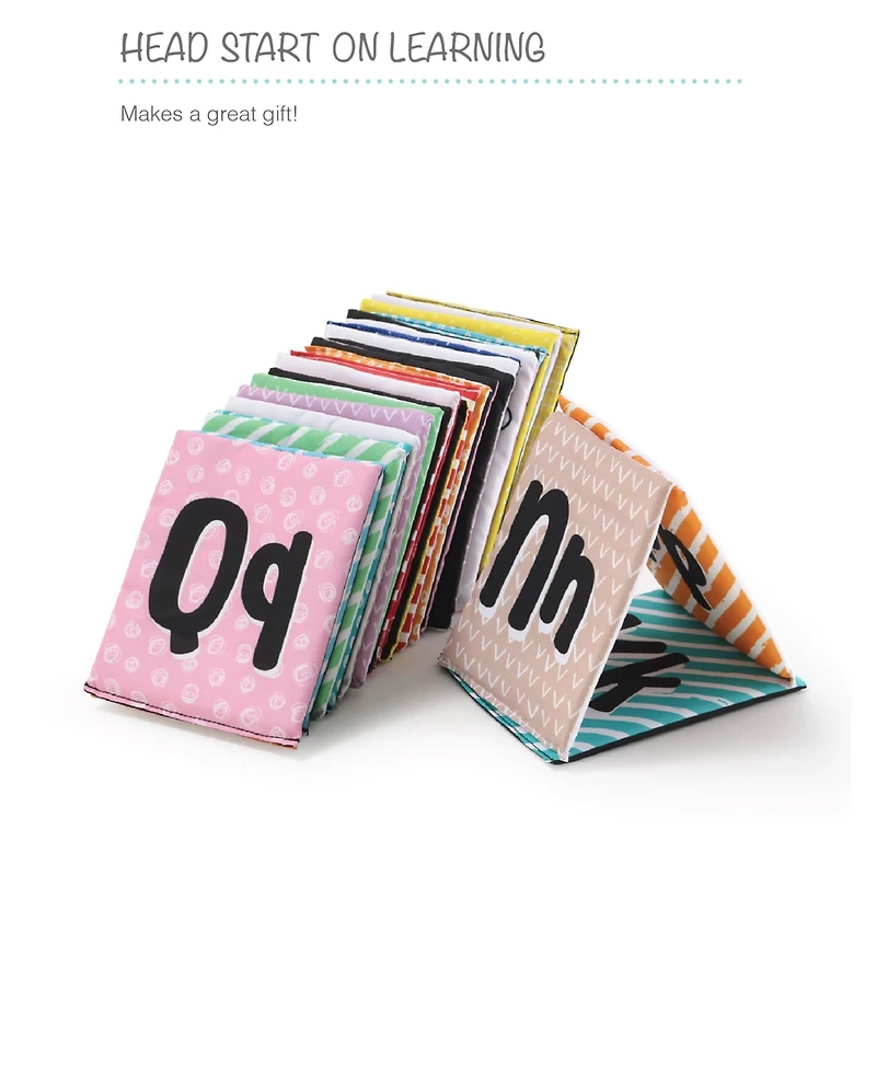 The Peanutshell Toddler Soft Alphabet Cards with Cloth Storage Bag ABCs Learning Flash Cards, Best Early Educational Toys for 0 1 2 3 Years Old
