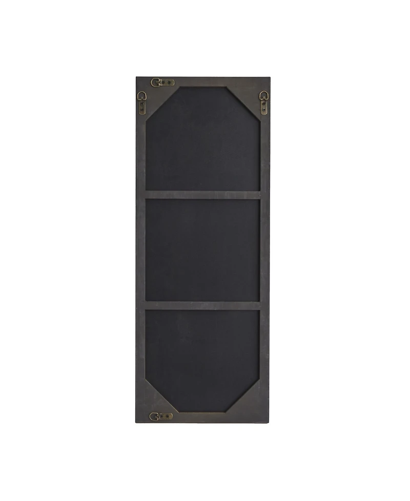 Wood Contemporary Wall Mirror
