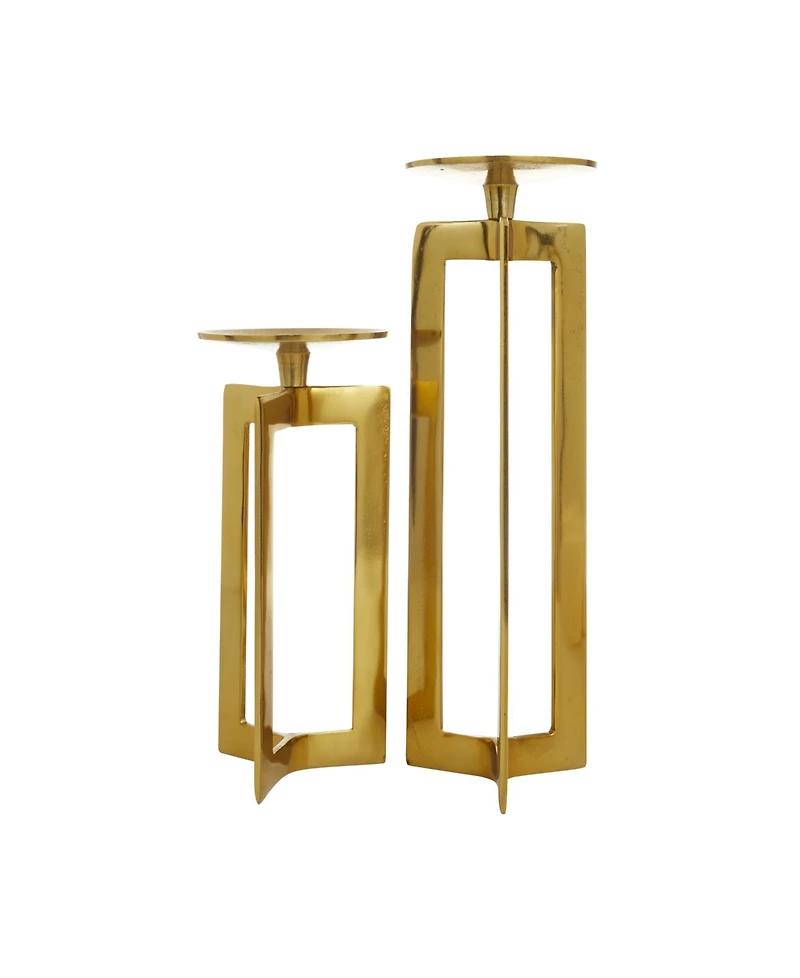 Contemporary Candle Holder, Set of 2