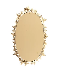Glam Metal Wall Mirror, 33" x 19"