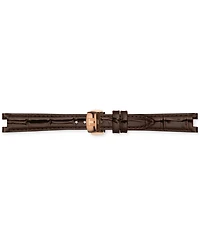 Tissot Women's Bellissima Pvd Brown Leather Strap Watch 29mm