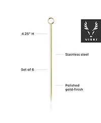 Viski Cocktail Picks, Set of 6