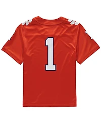 Big Boys Number 1 Orange Clemson Tigers Replica Football Jersey