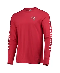 Men's Red Tampa Bay Buccaneers Franklin Long Sleeve T-shirt