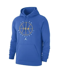 Men's Blue Ucla Bruins Basketball Icon Club Fleece Pullover Hoodie