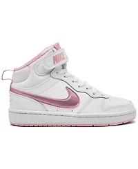 Nike Big Girls Court Borough Mid 2 Casual Sneakers from Finish Line