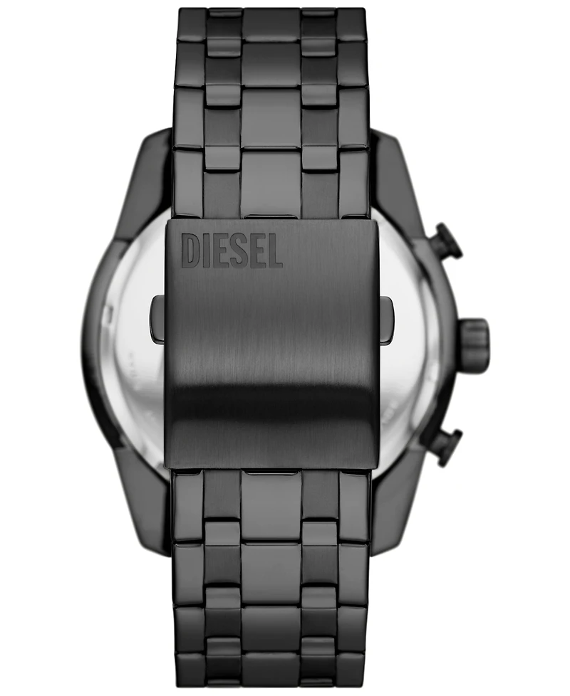 Diesel Men's Chronograph Split Black-Tone Stainless Steel Bracelet Watch 51mm
