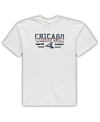 Men's White, Navy Chicago White Sox Big and Tall Pinstripe Sleep Set