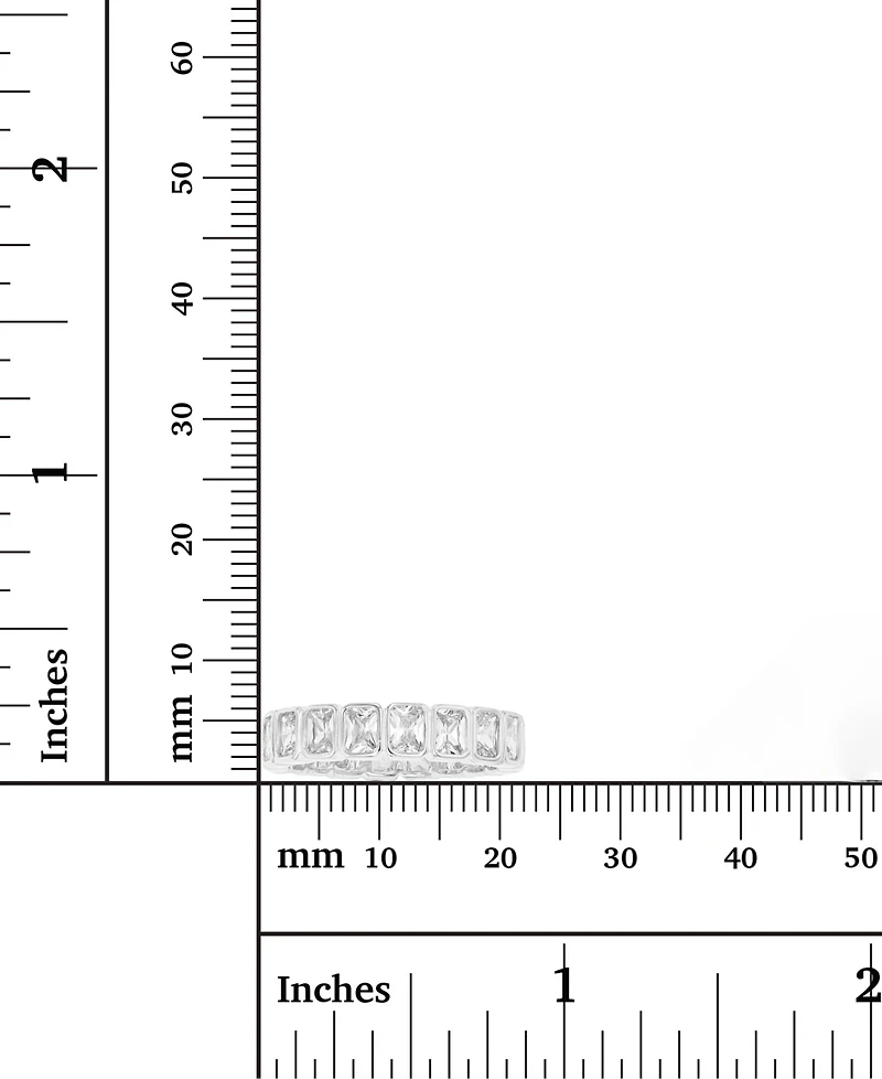 Lab-Grown Blue Spinel (1/5 ct. t.w.) & Yellow Cubic Zirconia Ring (Also White Zirconia)