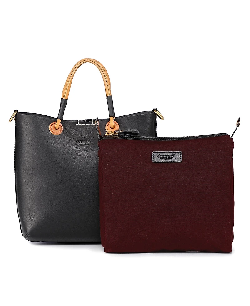 Old Trend Women's Genuine Leather Outwest Mini Tote Bag
