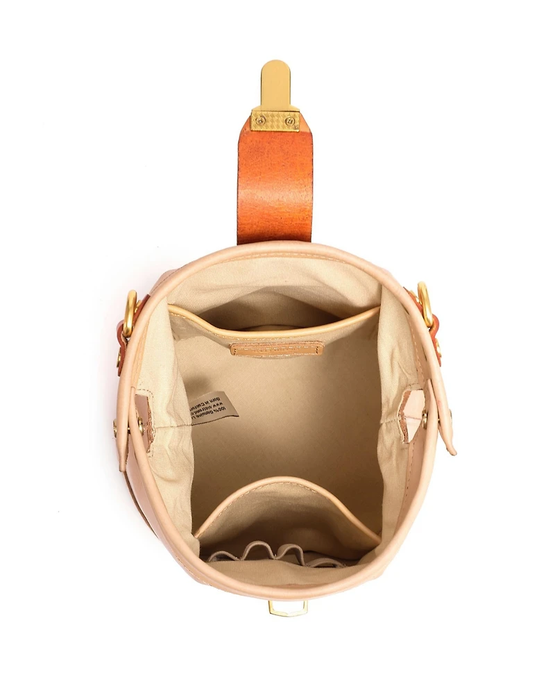 Old Trend Women's Genuine Leather Doctor Bucket Crossbody Convertible Bag