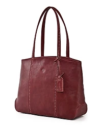 Old Trend Women's Genuine Leather Dancing Bamboo Tote Bag