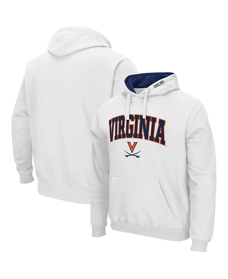 Men's Colosseum Virginia Cavaliers Arch and Logo 3.0 Pullover Hoodie