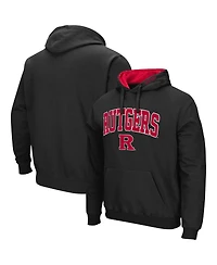 Men's Colosseum Rutgers Scarlet Knights Arch and Logo 3.0 Pullover Hoodie