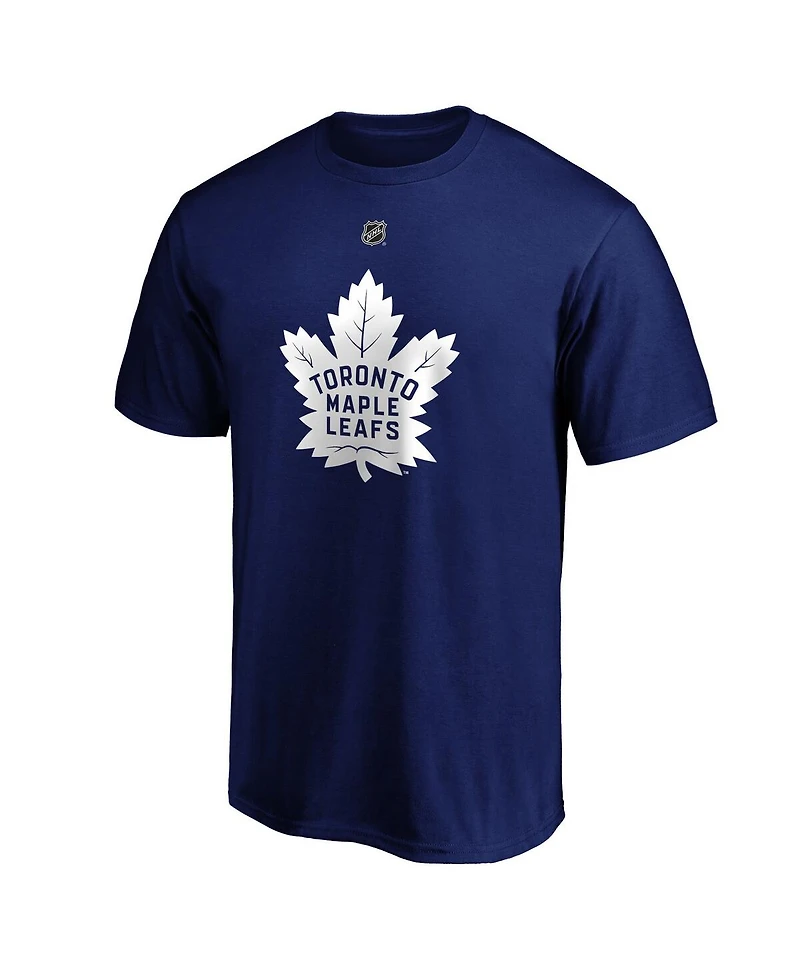 Men's Fanatics Auston Matthews Blue Toronto Maple Leafs Big and Tall Name and Number T-shirt