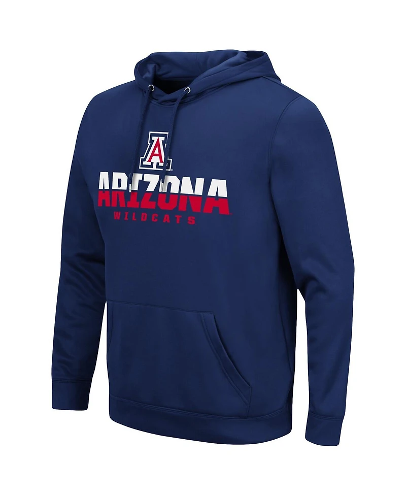 Men's Colosseum Navy Arizona Wildcats Lantern Pullover Hoodie