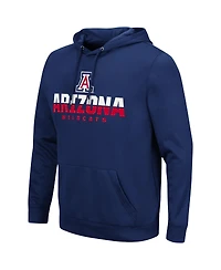 Men's Colosseum Navy Arizona Wildcats Lantern Pullover Hoodie