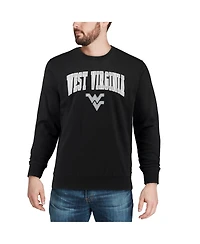 Colosseum Men's West Virginia Mountaineers Arch and Logo Crew Neck Sweatshirt
