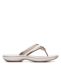Clarks Women's Cloudsteppers Breeze Coral Flip Flops