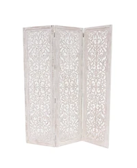 Mango Wood Farmhouse Room Divider Screen