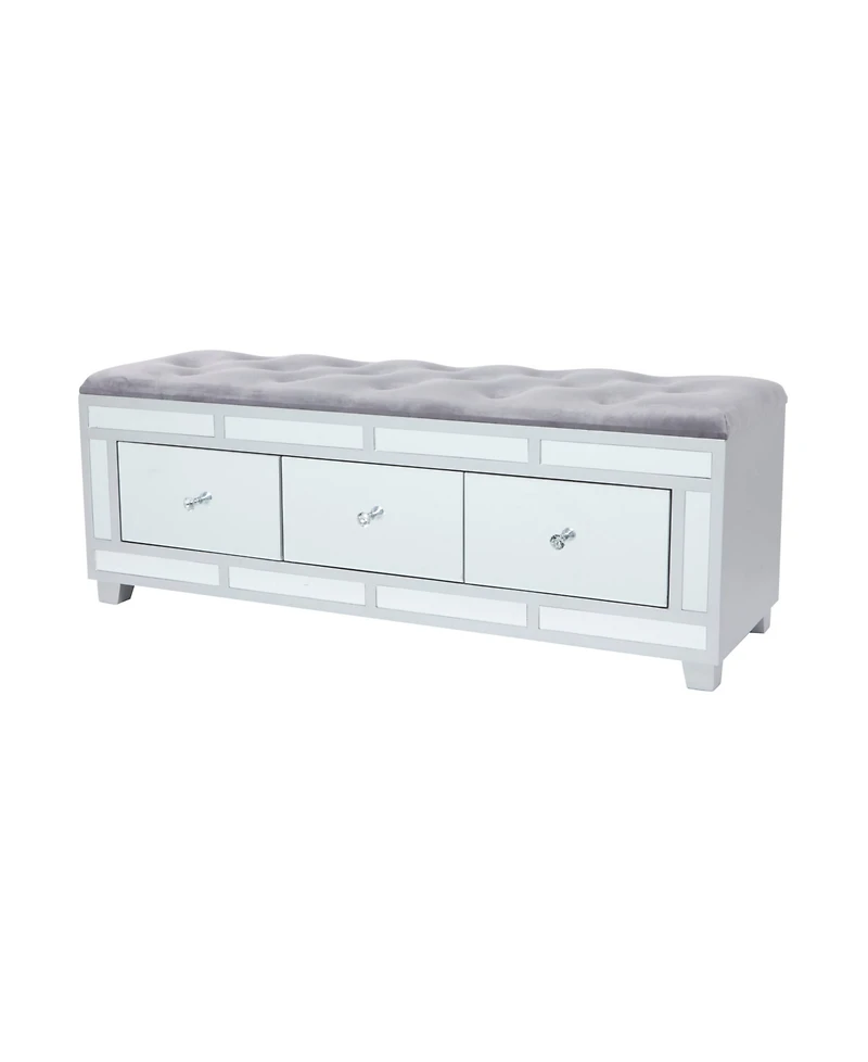Medium-Density Fibreboard Glam Bench