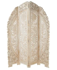Mango Wood Eclectic Room Divider Screen