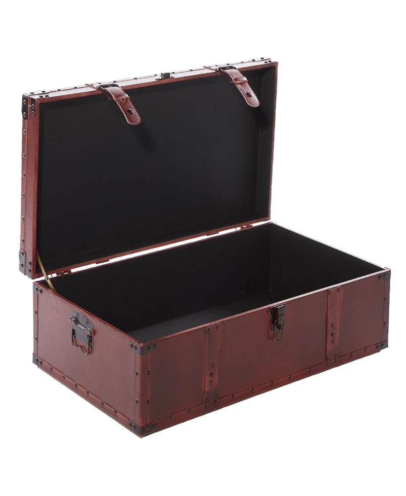 Wood Rustic Trunk, Set of 3