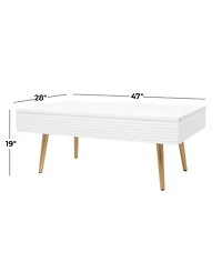 Medium-Density Fibreboard Contemporary Coffee Table