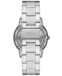 Fossil Men's Neutra Silver Tone Stainless Steel Bracelet Watch 42mm