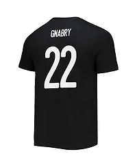Men's adidas Serge Gnabry Black Bayern Munich Amplifier Name and Number T-shirt