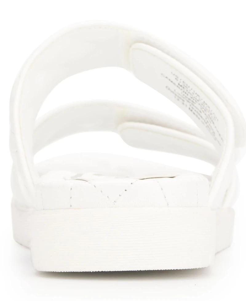 Kenneth Cole New York Women's Reeves Quilted Two Band Flat Sandals