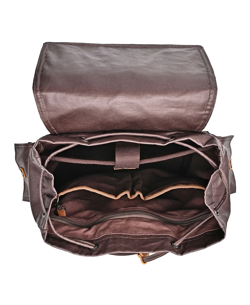 Tsd Brand Urban Light Traveller Canvas Backpack