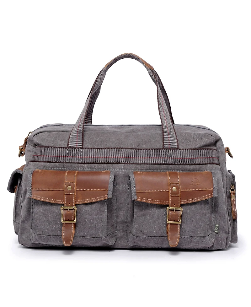 Tsd Brand Turtle Ridge Canvas Duffel Bag