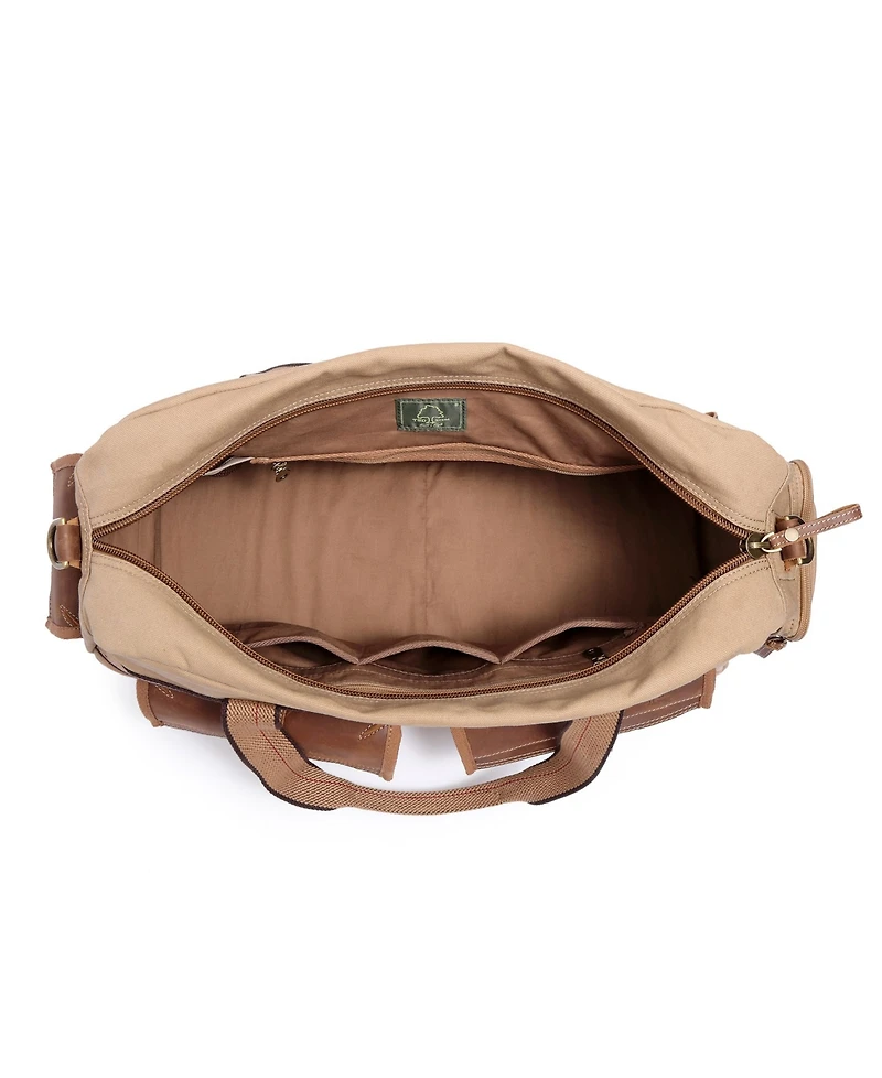 Tsd Brand Turtle Ridge Canvas Duffel Bag
