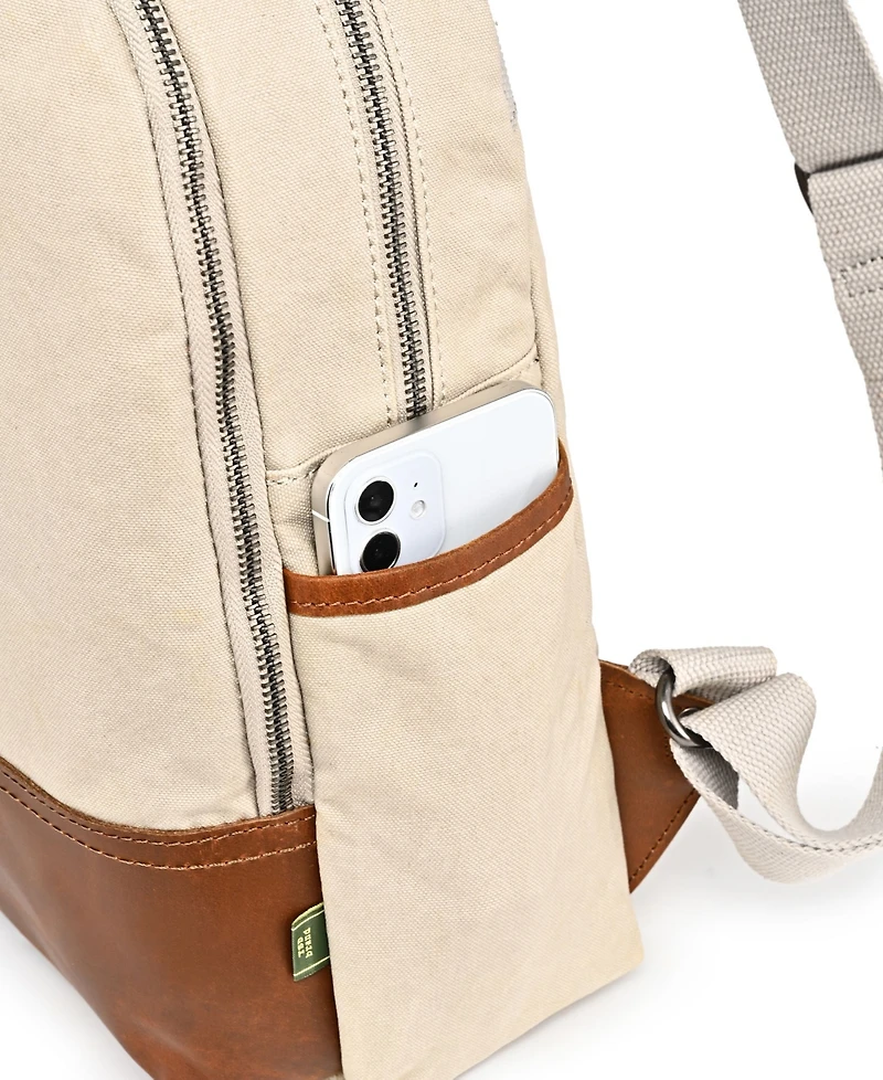 Tsd Brand Magnolia Hill Canvas Backpack