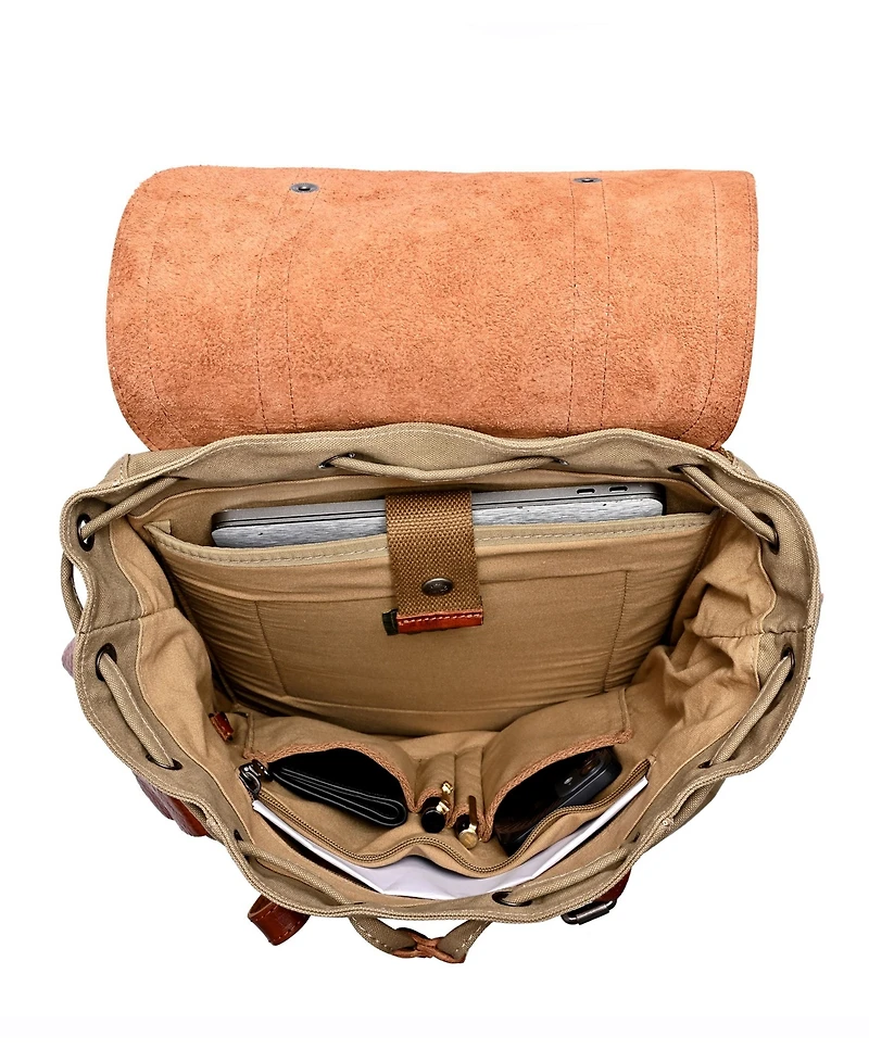 Tsd Brand Hosta Valley Canvas Backpack